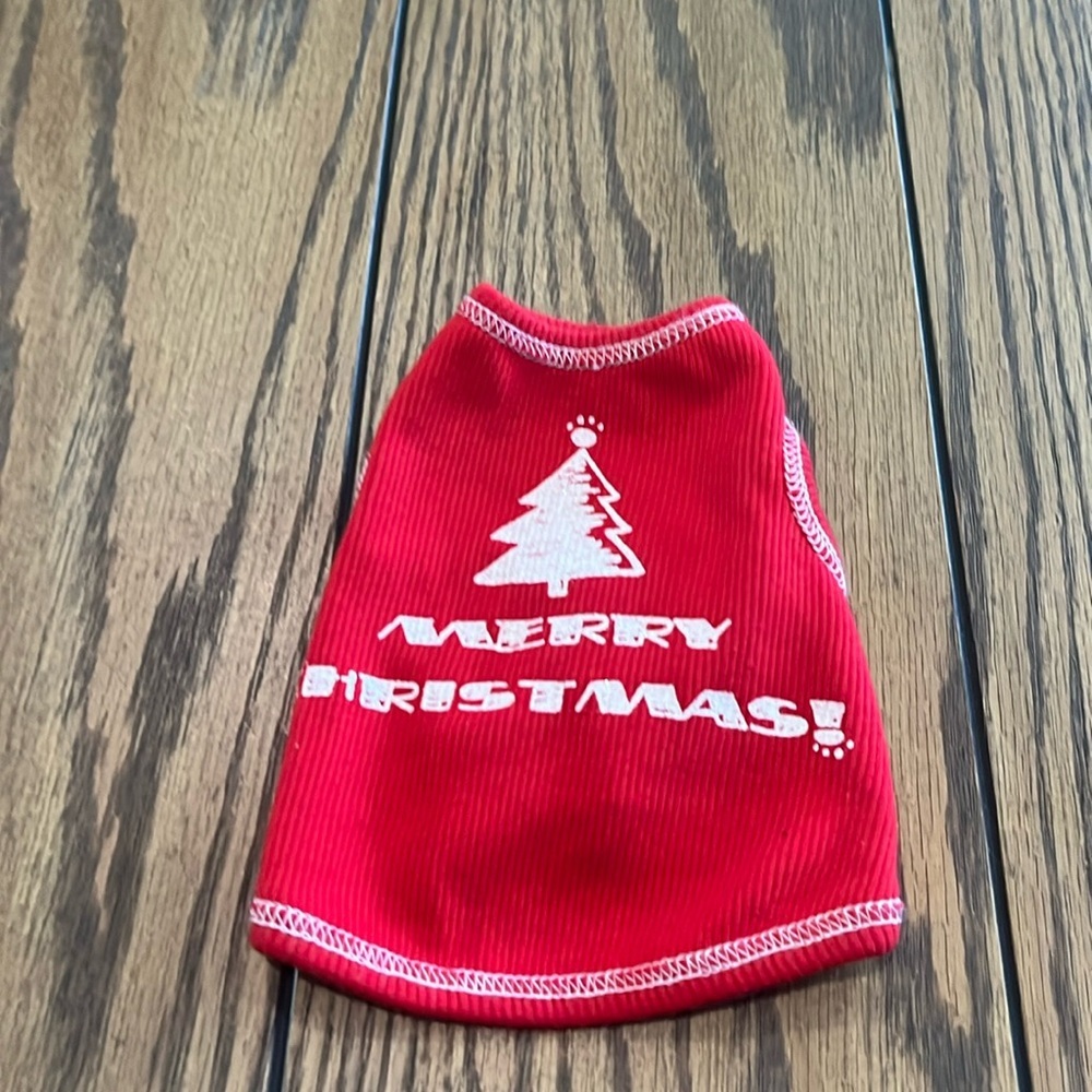 Merry Christmas XXS tank top for your furry baby🎁❤️